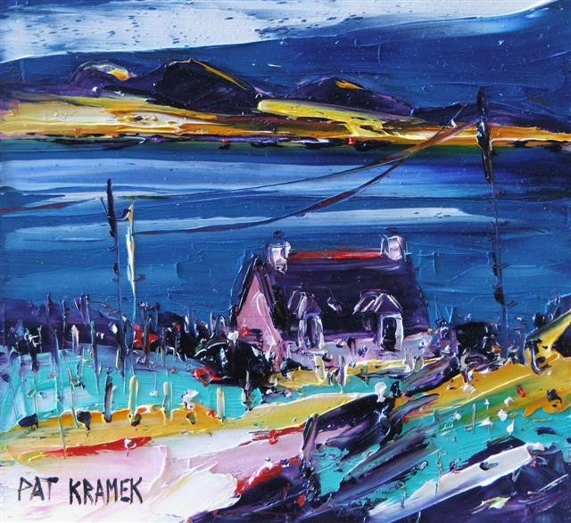 'Blue Sea, Colonsay' by artist Pat Kramek
